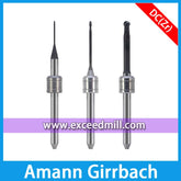 Фрезы Amann Girrbach с алмазным покрытием, специально для циркония